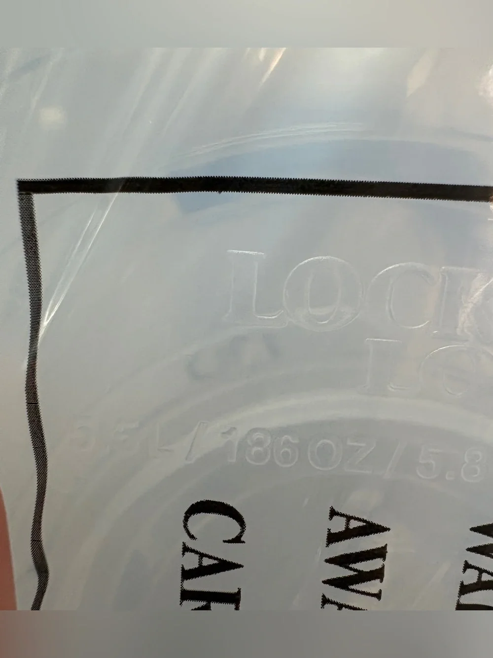 LocknLock Pie Carrier with Handle Round K46681 Clear NEW Lock & Lock